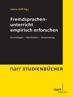 cover image of Fremdsprachenunterricht empirisch erforschen